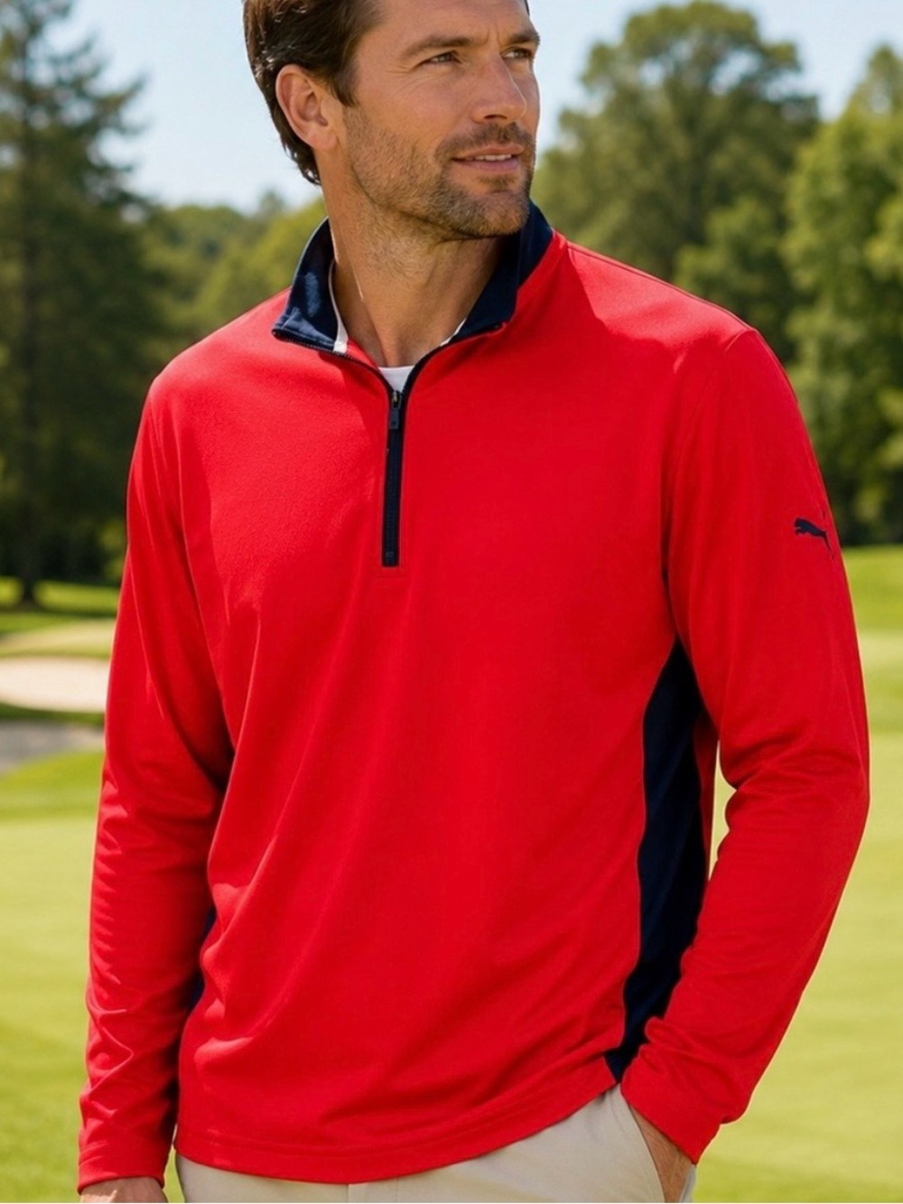 PUMA 1/4 Zip Gamer Golf Pullover